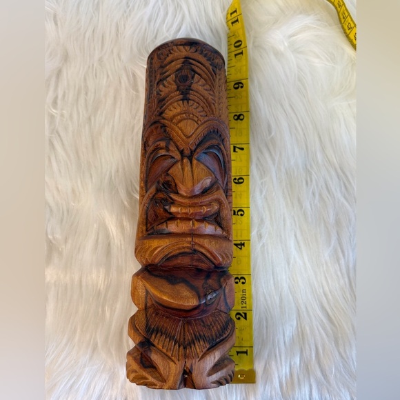 Handcrafted Wooden Tiki Statue - Picture 6 of 7